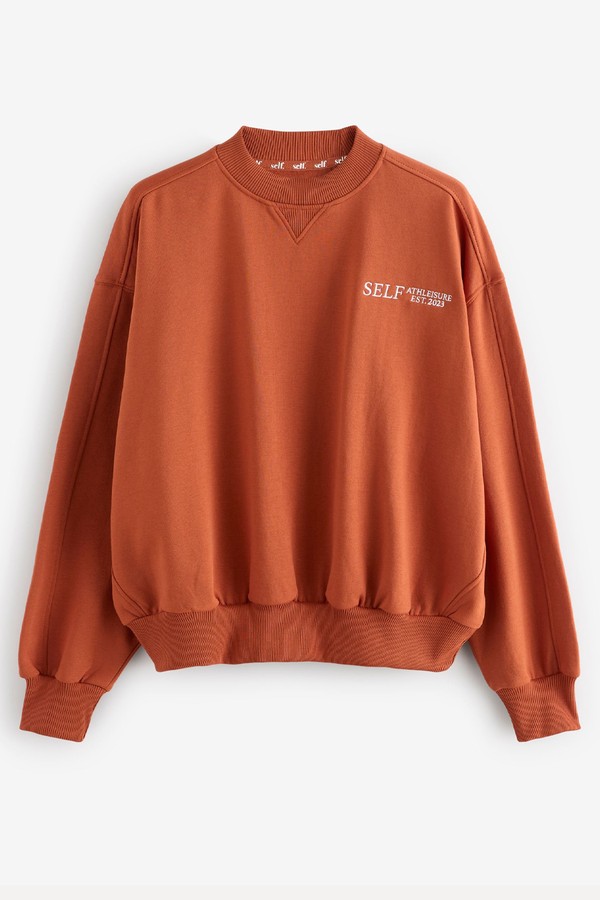 Crew Neck Sweat Top