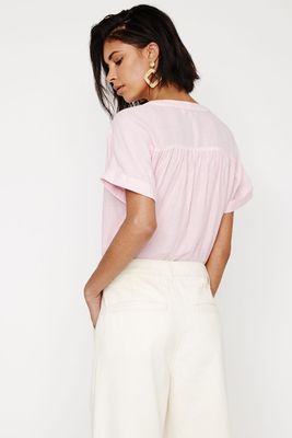 Stripe Short Sleeve Top from Warehouse