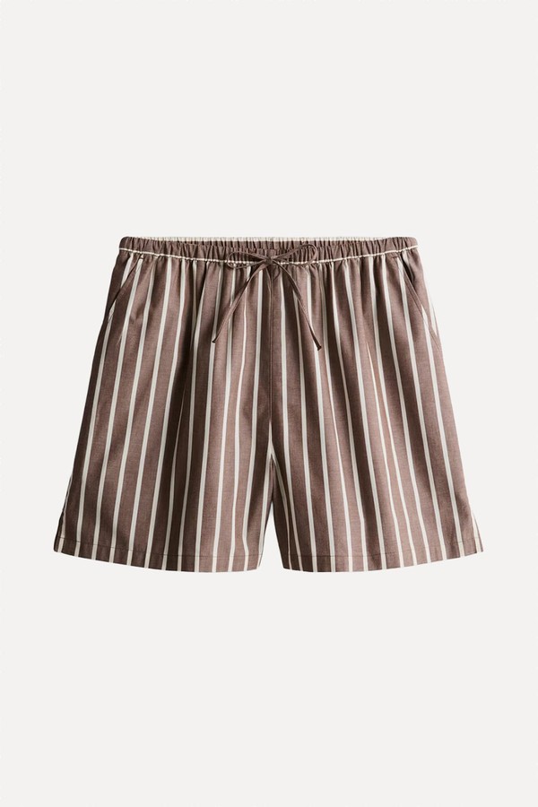 Cotton Poplin Striped Shorts from Primark