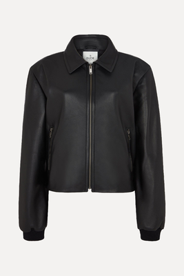 Seamour Leather Bomber Jacket from Ducie