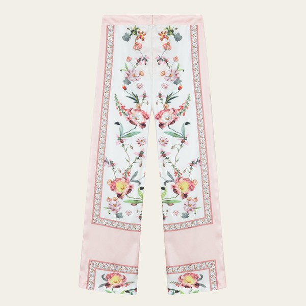 Pink Floral Trousers from By Malina