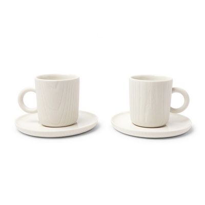 Porcelain Espresso Cups & Saucers from Toast Living