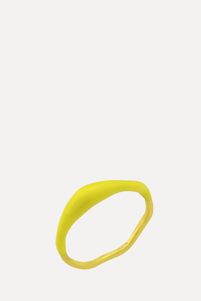 Yellow Enamel Molten Ring from Arvino