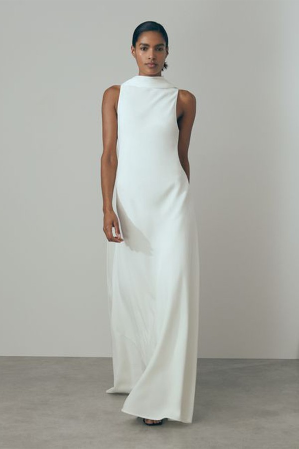Keira Atelier Cape Maxi Dress