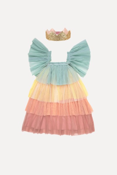 Rainbow Ruffle Princess Costume from Meri Meri