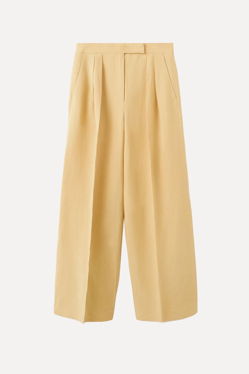 Straight Mid-Rise Trousers from Mango
