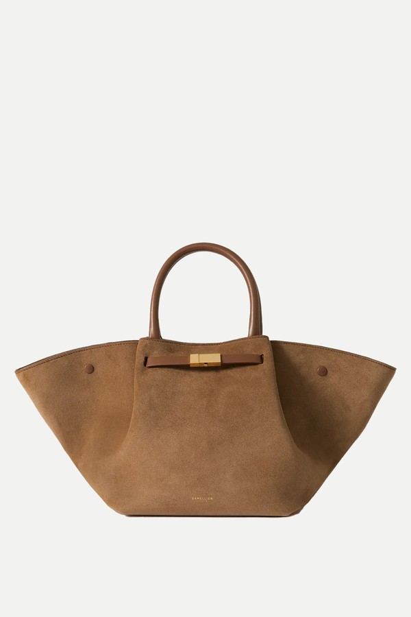 New York Midi Suede Tote from DeMellier