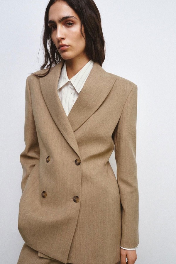 Tailored Blazer With Wool from zara
