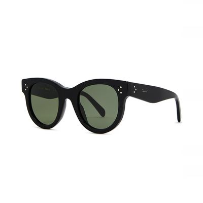 Black Round-Frame Sunglasses from Celine