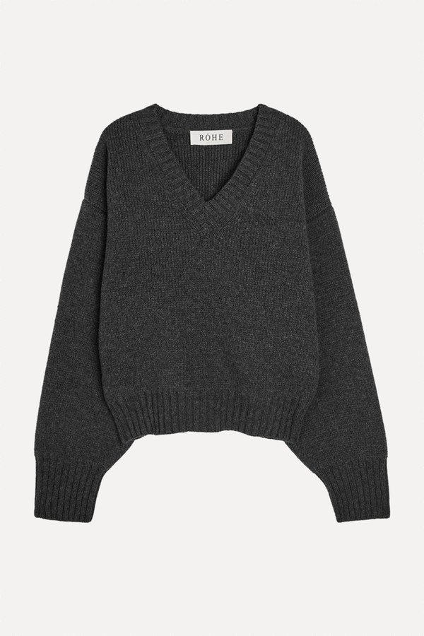 V- Neck Wool Jumper from Rohe