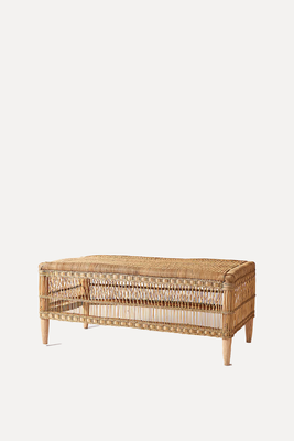 Hadeda Natural Rattan Bench from French Bedroom
