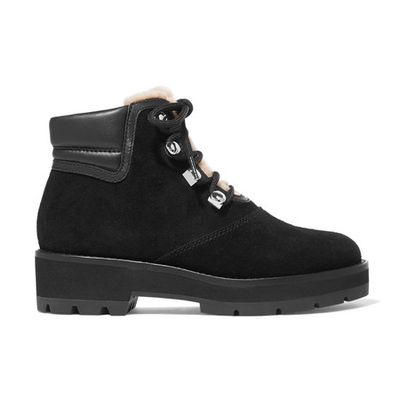 Dylan Shearling-Lined Suede and Leather Ankle Boots from 3.1 Phillip Lim