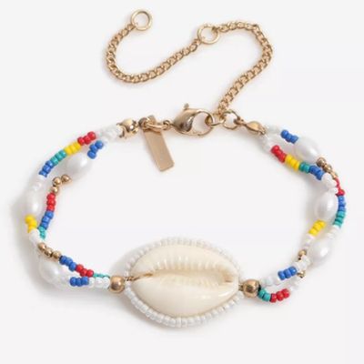 Shell Charm Multicoloured Bracelet from Topshop