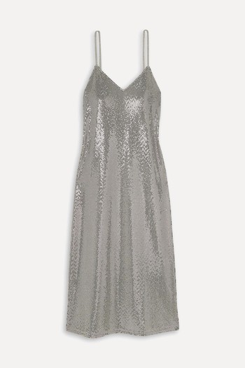 Lita Sequined Stretch Jersey Midi Slip Dress from Dodo Bar Or