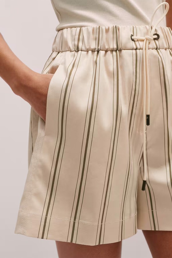 Italian Tailored Stripe Pull On Shorts from ME+EM