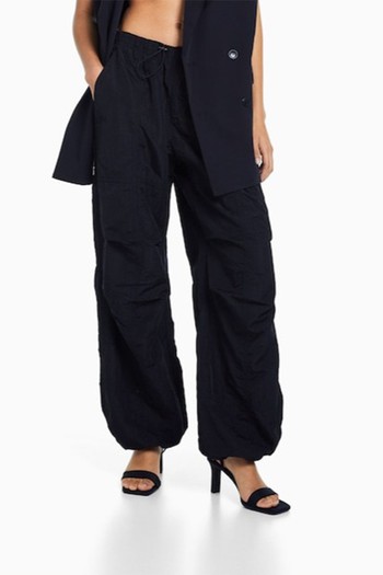 Nylon Parachute Trousers from Bershka