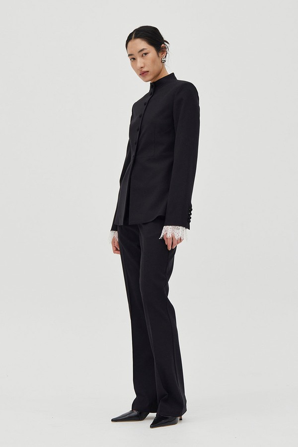 Nocturne Lace Trim Blazer
