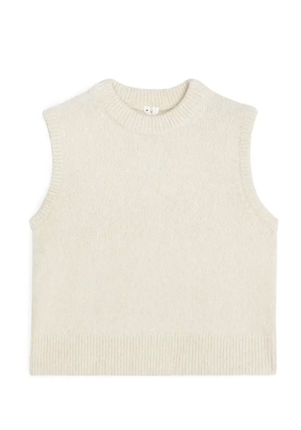 Knitted Alpaca Yak Vest from Arket