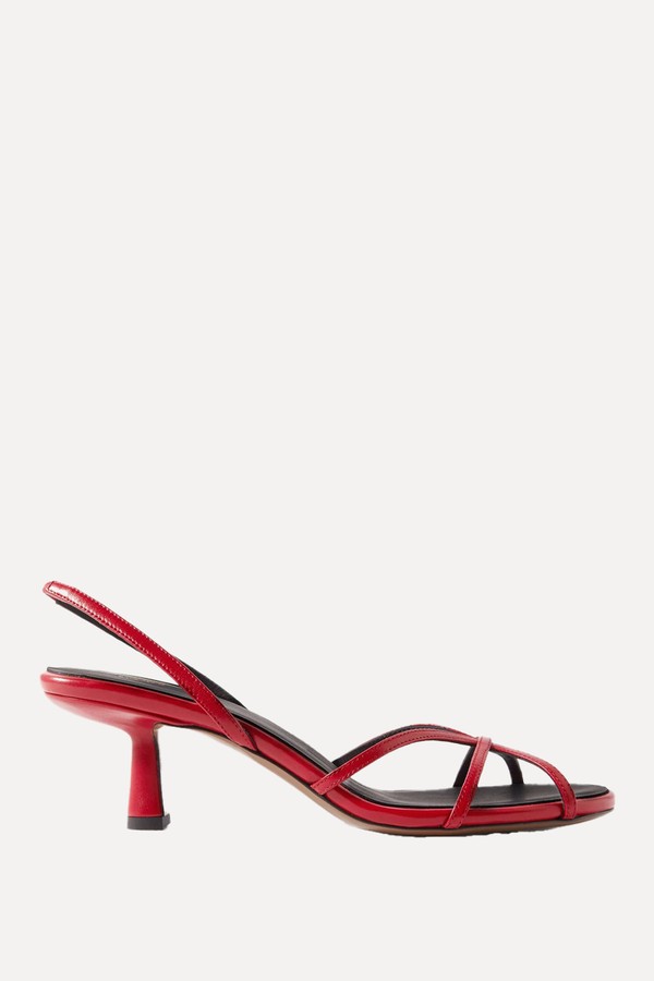 Ibor Leather Slingback Sandals from NEOUS
