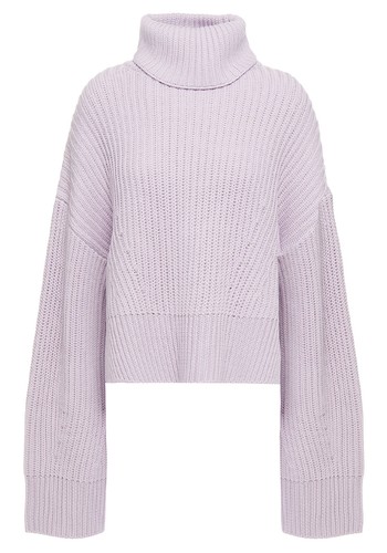 Ribbed Merino Wool Turtleneck Sweater from Ninety Percent