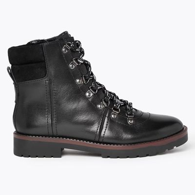Leather Hiker Ankle Boots from Marks & Spencer