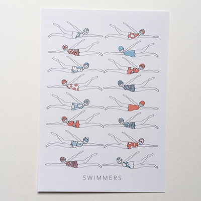Swimmers Print