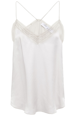 Pralina Lace-Trimmed Silk-Charmeuse Camisole from Iro 