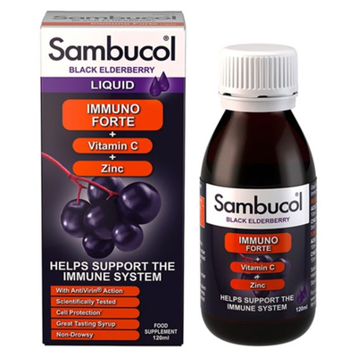 Liquid Extract Immuno Forte Formula from Sambucol 
