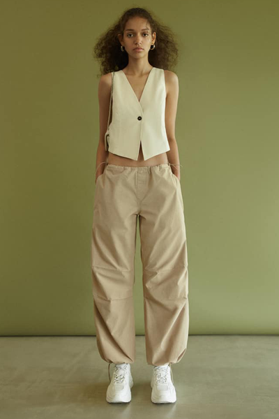 Loose-Fit Parachute Trousers