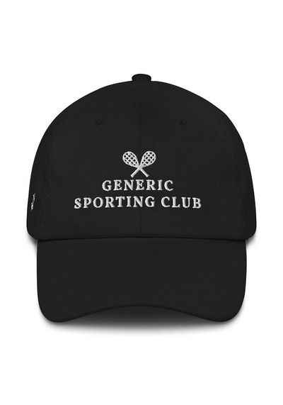 Club Cap White Embroidery