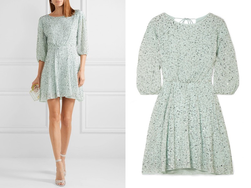 Palmira Embellished Chiffon Mini Dress from Alice + Olivia