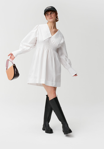 Poplin Mini Dress