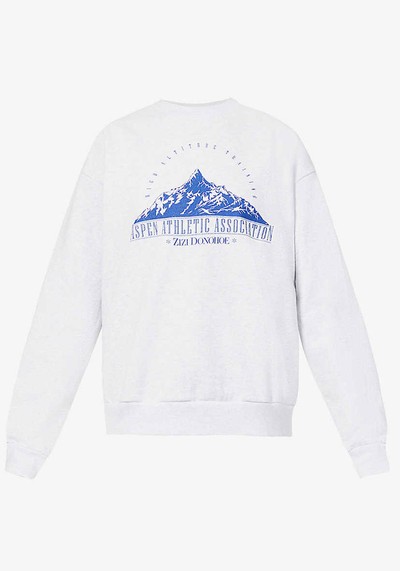 Chic Athletique Aspen Slogan-Print Sweatshirt from Ziz Donhoe