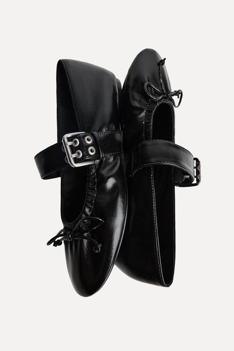 Buckled Ballet Flats