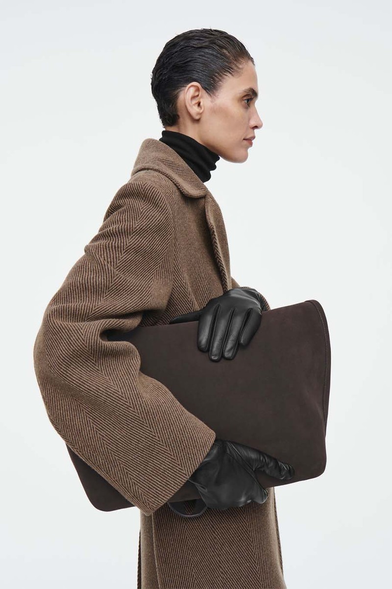 Cashmere Lined Leather Gloves from COS