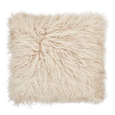 Mongolian Sheepskin Cushion from John Lewis & Partners