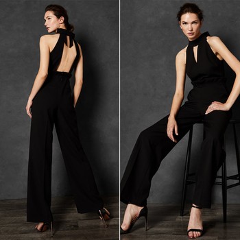 Claaraa Bow Detail Back Jumpsuit