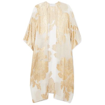 Silk-Blend Kimono from Marie France Van Damme