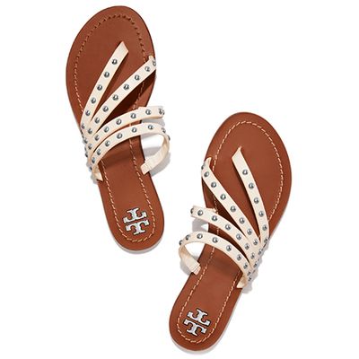 Patos Studded Flat Slide