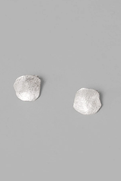 Flat Rock Stud Earrings from Emily Nixon x Toast