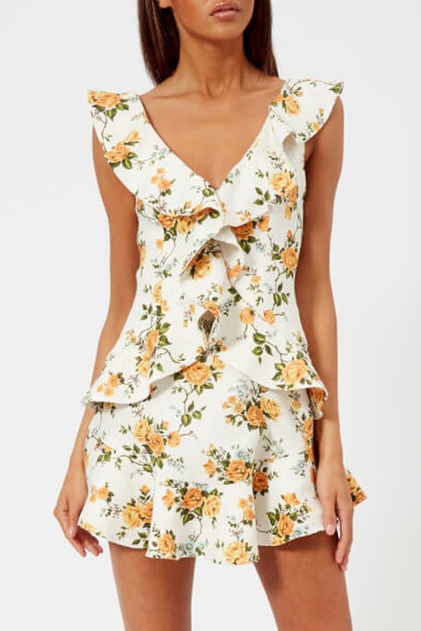 Golden Flutter Dress from Zimmermann