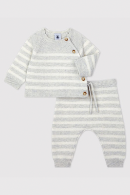 Striped Knitted 2-Piece Set from Petit Bateau