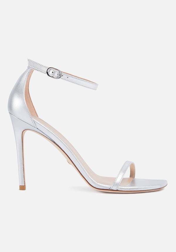 Nudist Curve 100 Leather Heeled Sandals from Stuart Weitman