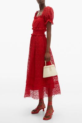 Lace Midi Dress from Self Portrait
