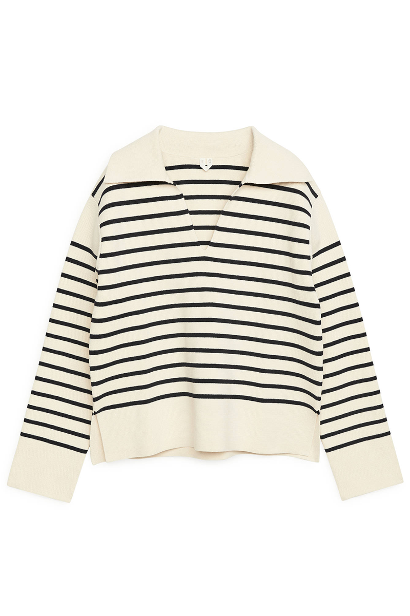 Striped Cotton Jumper from Arket
