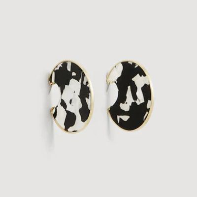 Tortoiseshell Earrings from Mango