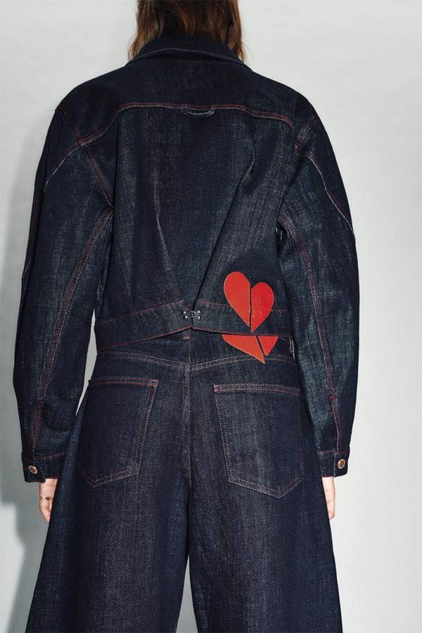 Jacket With Shoulder Pads  from Zara