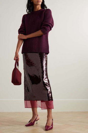 Combey Cable-Knit Wool Sweater from Emilia Wickstead