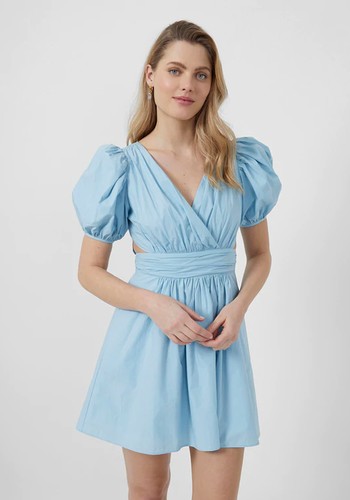 Rhodes Poplin V-Neck Dress