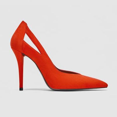 Court Shoes With Cut-Out Detail from Zara